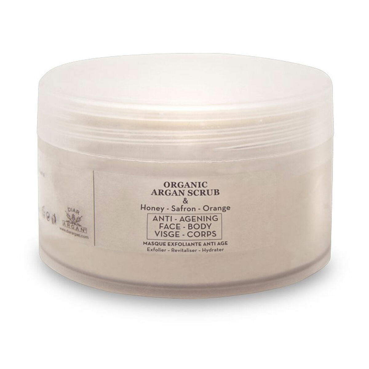 Ansiktsskrubb Diar Argan Vitaliserande 200 ml