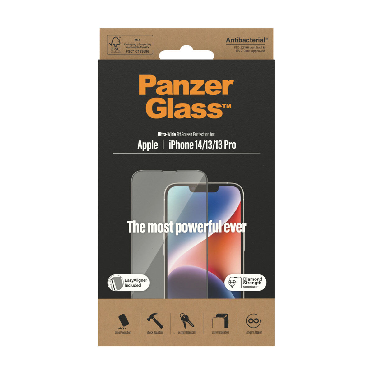 Skärmskydd för Mobiltelefon Panzer Glass 2783 Apple iPhone 13 Pro iPhone 13 iPhone 14