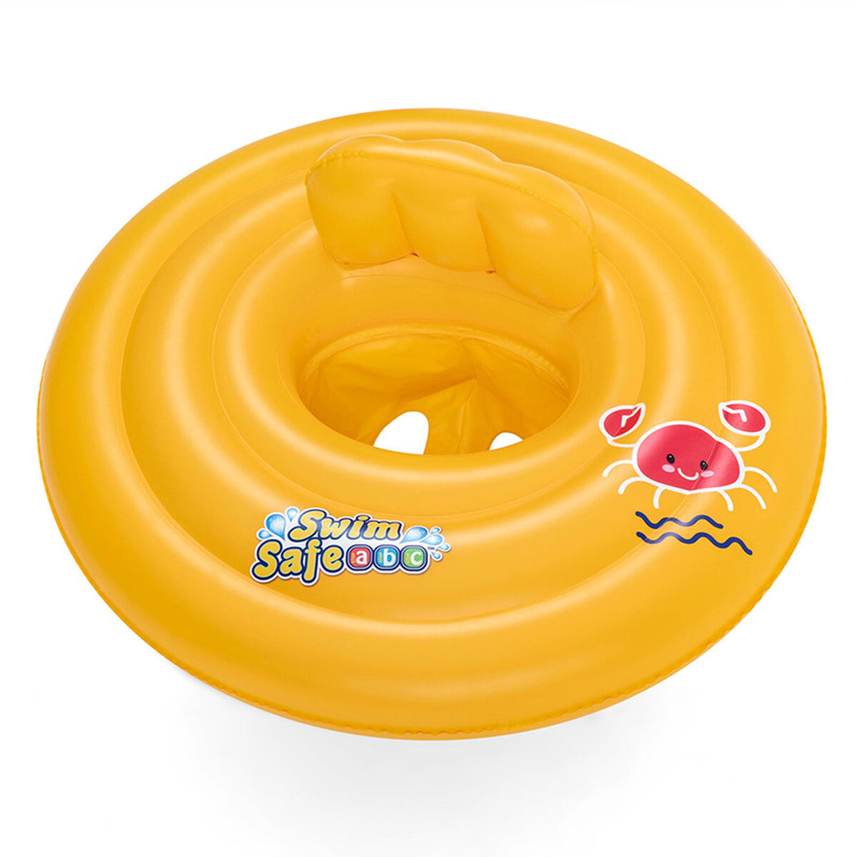 Bestway Uppblåsbar Flottör 3 Ringar Bebissäte 76x76 cm 1 till 2 år Trädgård, Pool, Strand 32050