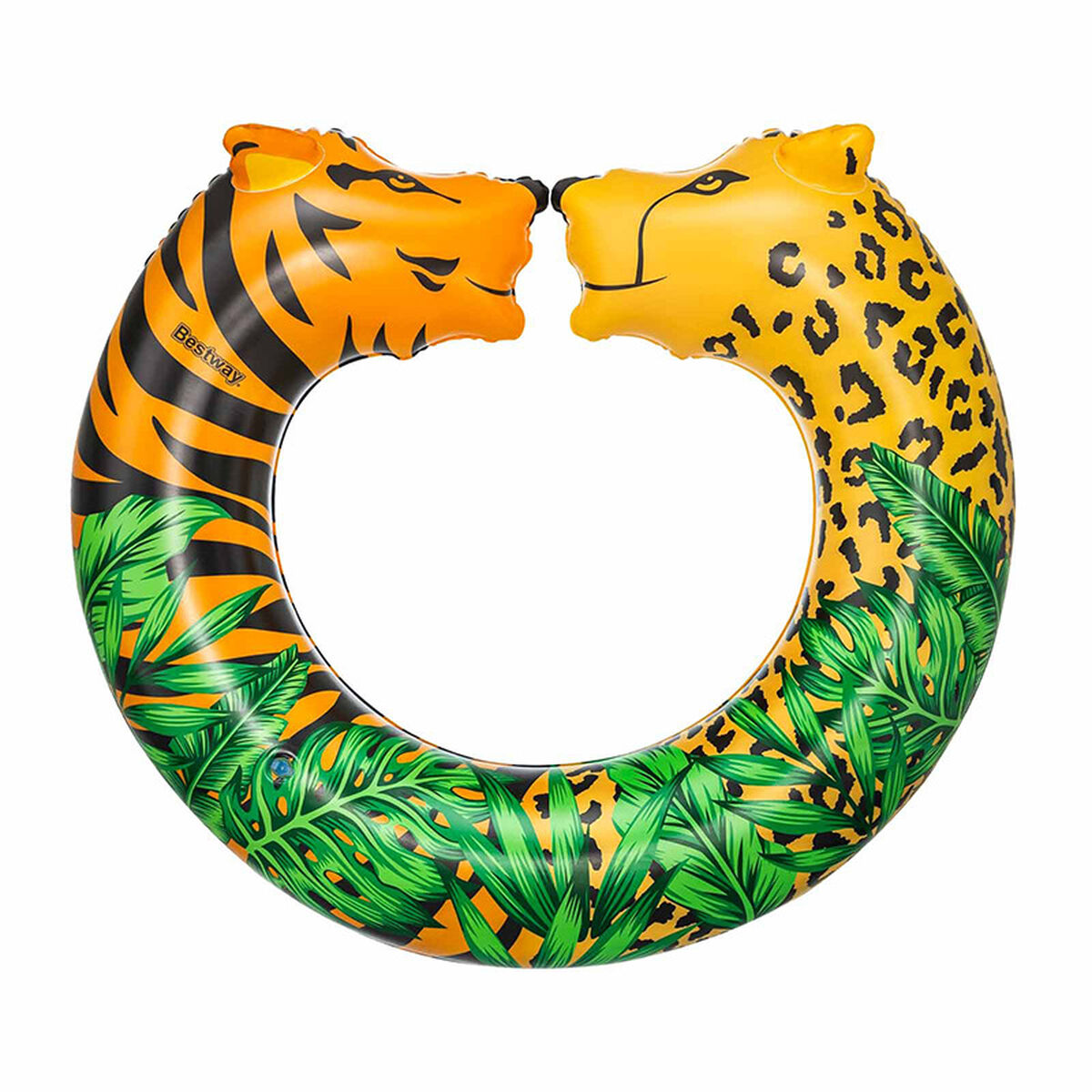 Bestway Uppblåsbart Flottör Djungel 109x89 cm +12 år Strand och Pool 36360