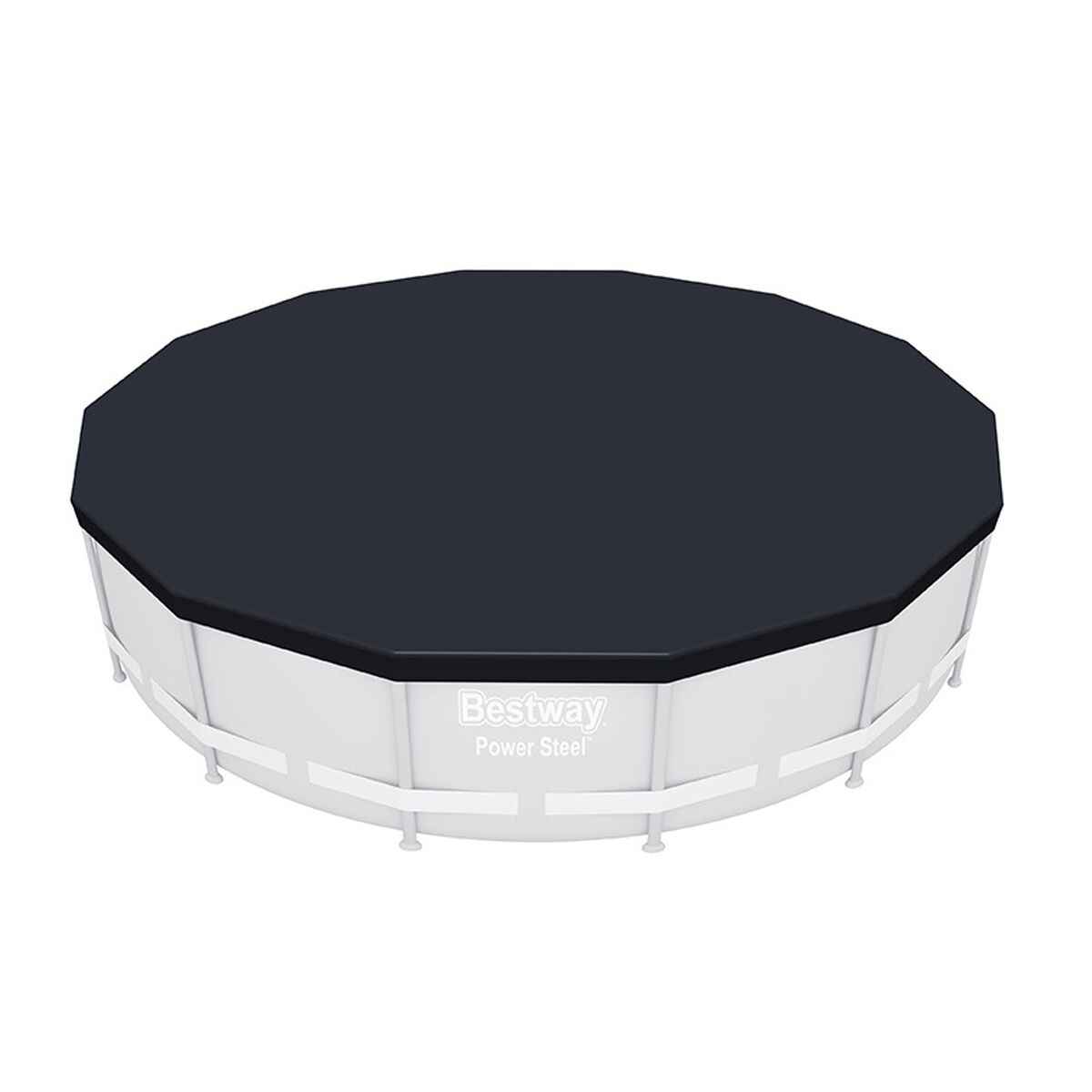 Pool Cover Bestway Svart Ø 427 cm
