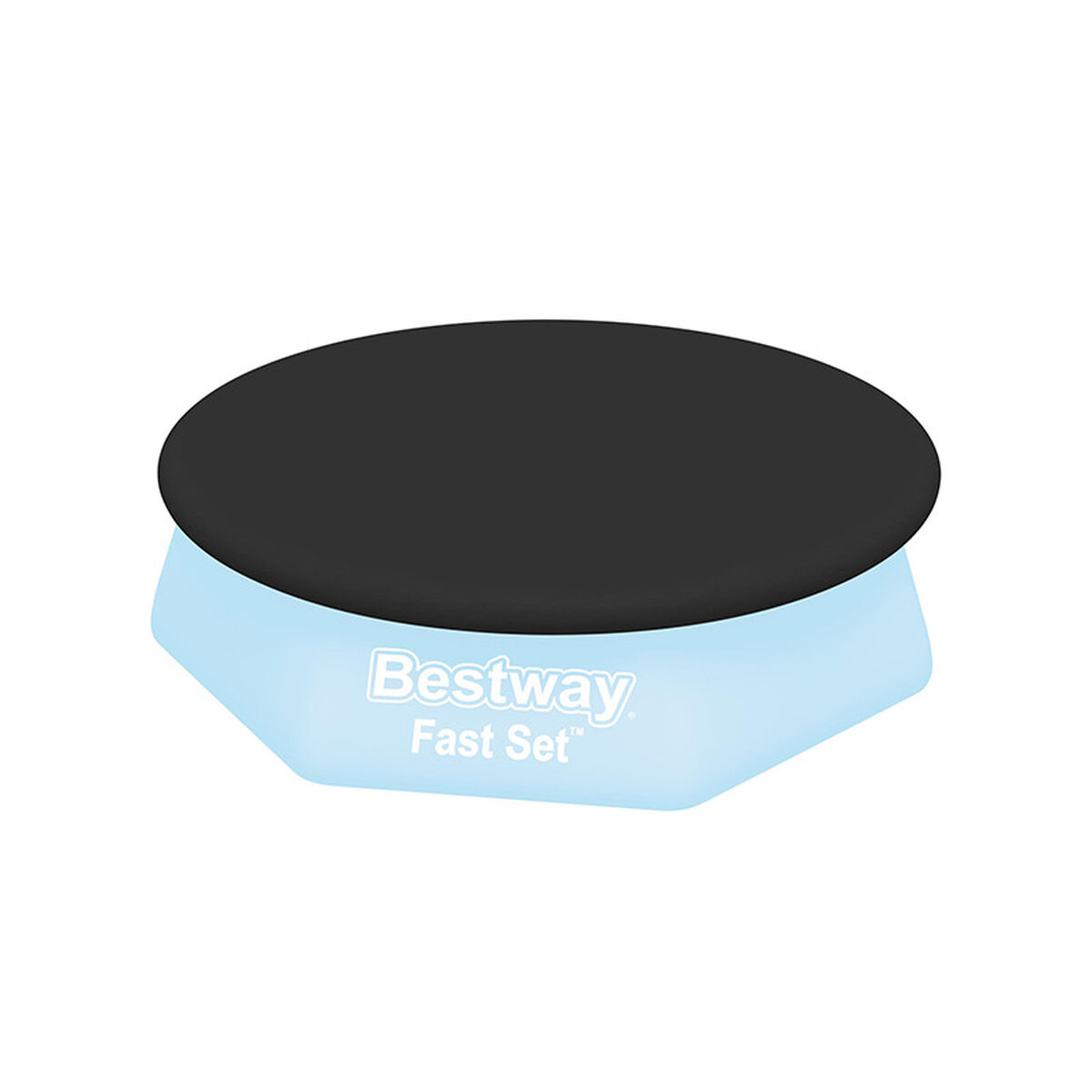 Pool Cover Bestway Svart Ø 244 cm (1 antal)