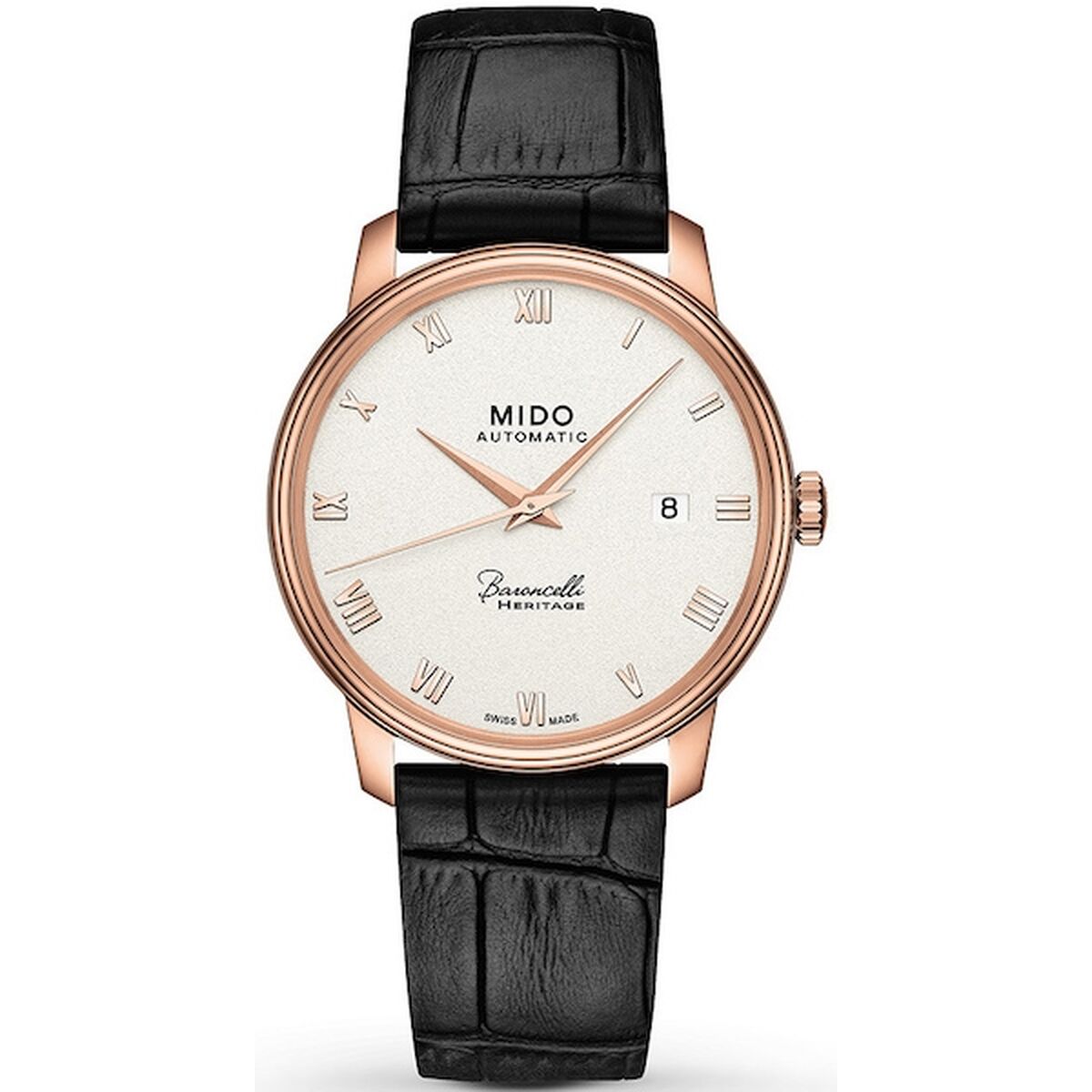 Herrklocka Mido BARONCELLI Svart (Ø 39 mm)