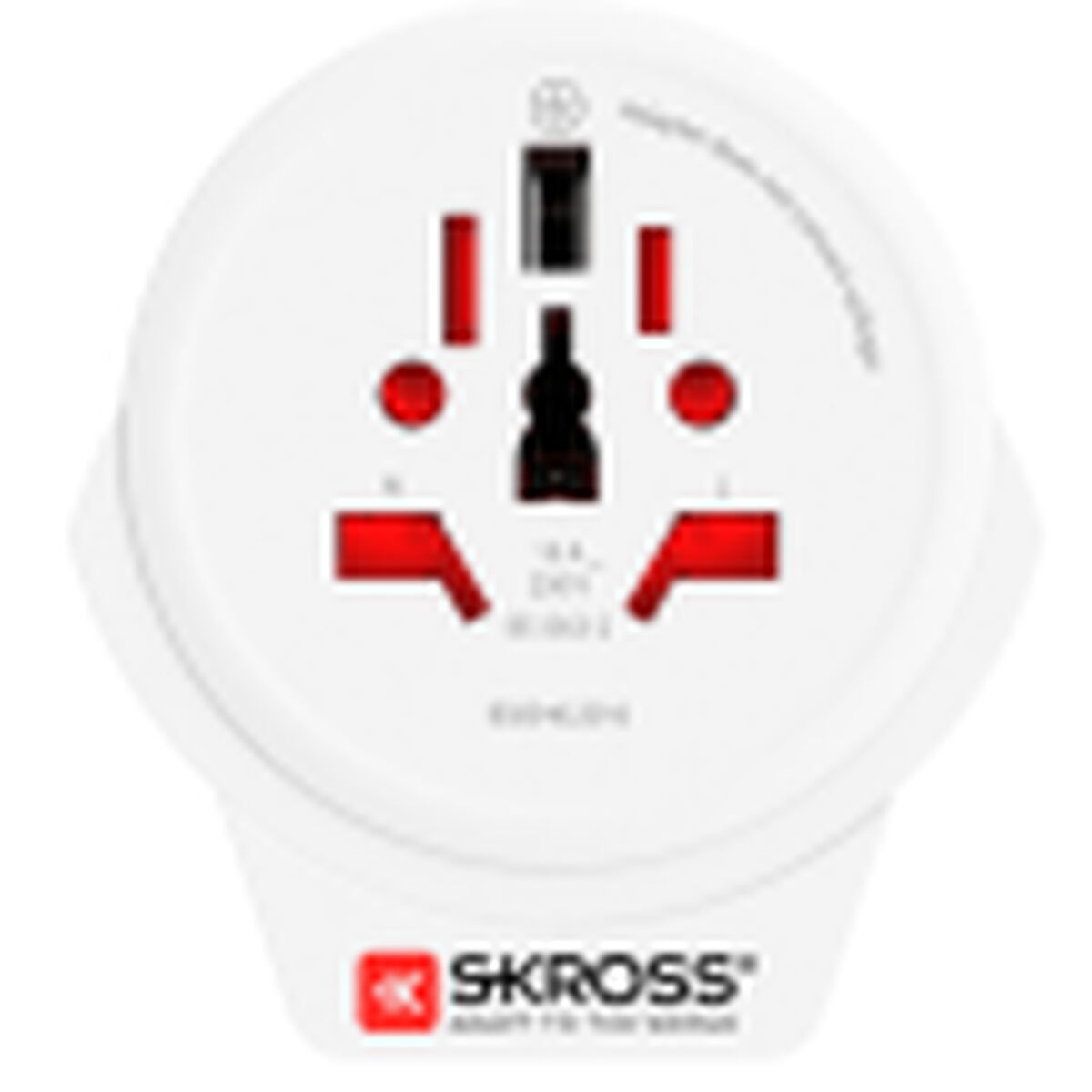 Plug Adapter Skross 1.500266 Vit