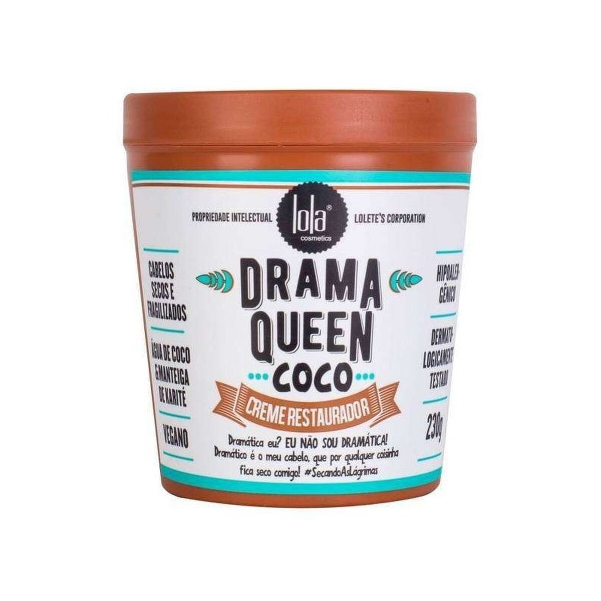 Hårinpackning Lola Cosmetics Drama Queen Coco 230 g