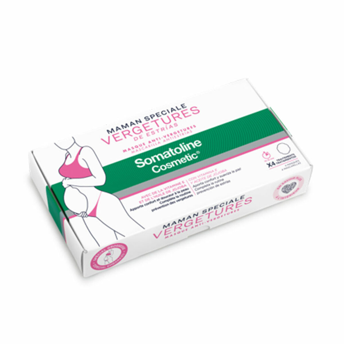 Ansiktsmask Somatoline ANTIESTRÍAS 4 antal