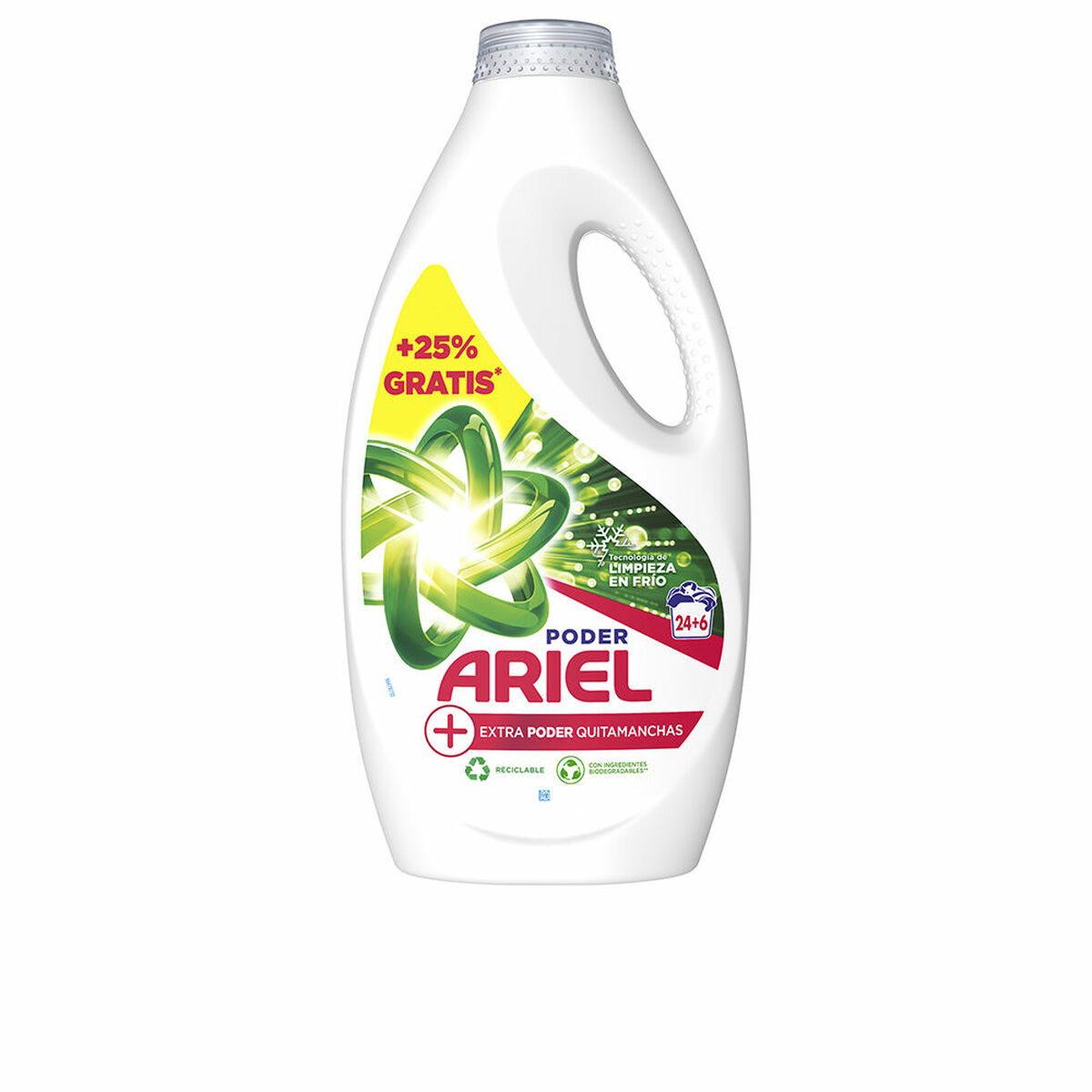 Flytande tvättmedel Ariel Poder Original Fläckborttagning 30 tvättar