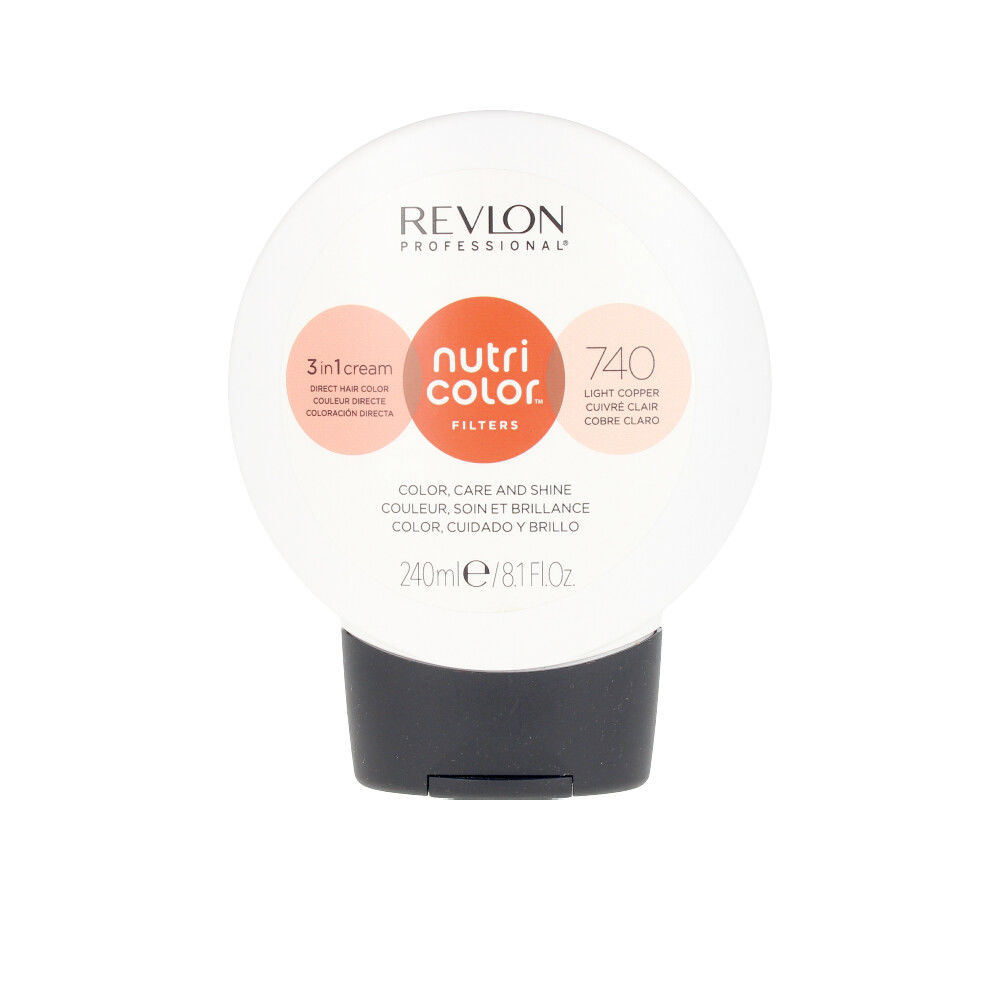 Permanent hårfärg Nutri Color Filters Light Copper Revlon Nutri Color Nº 740 240 ml