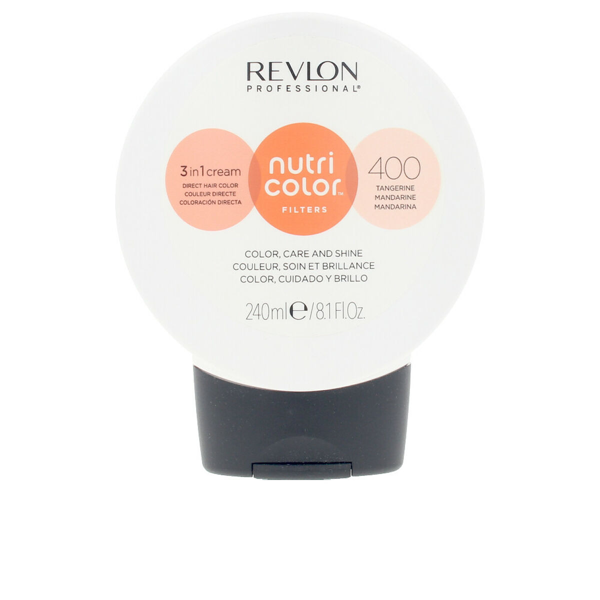 Permanent hårfärg - creme Revlon Nutri Color Filters Tangerine Nº 400 (240 ml)