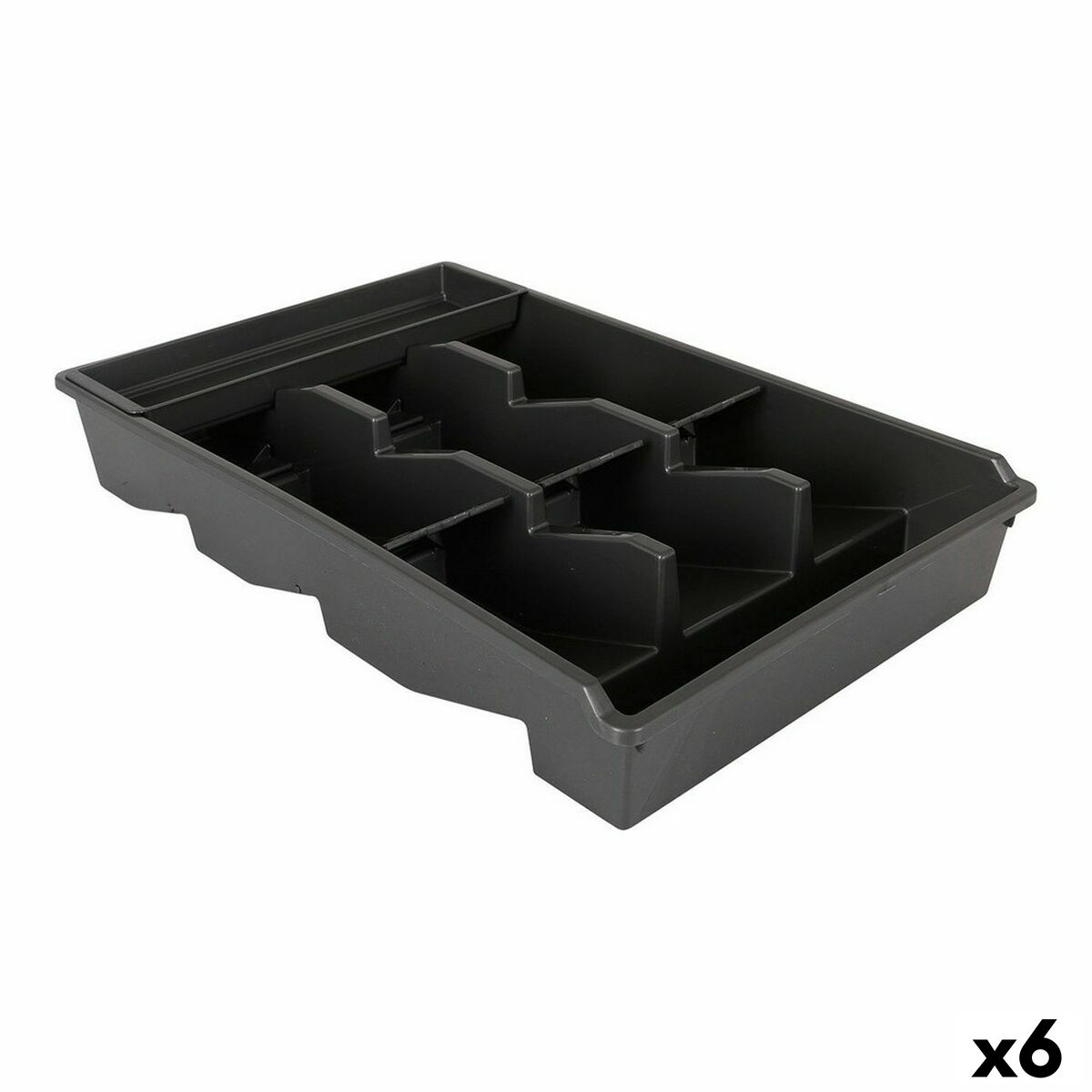 Besticks-sortering Tontarelli Bella plus Svart 43,6 x 28,7 x 7,13 cm (6 antal)