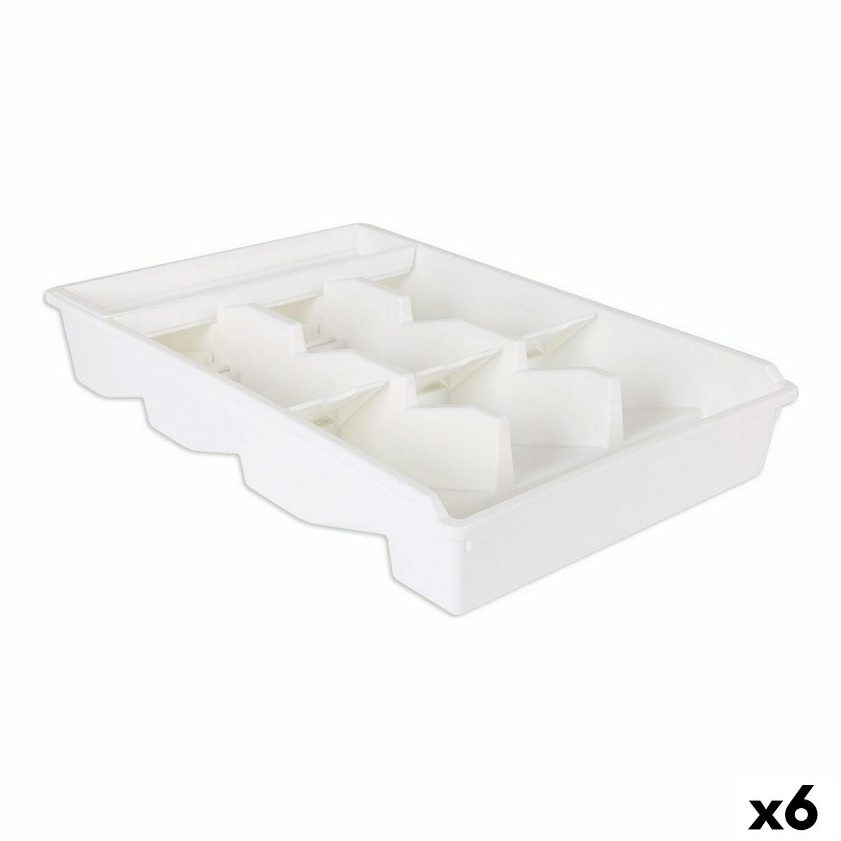 Besticks-sortering Tontarelli Bella plus Vit 43,6 x 28,7 x 7,13 cm (6 antal)