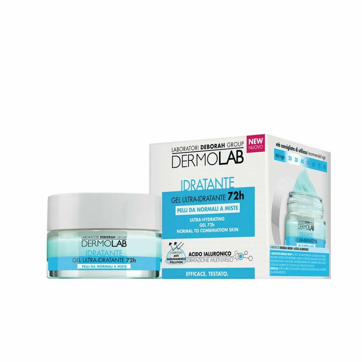 Ultra-fuktighetsgivande kräm Deborah VISO2DERMOIDUGE 50 ml
