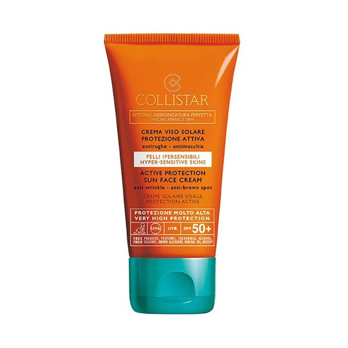 Solkräm som Motverkar Bruna Fläckar Collistar Crema Solar SPF 50+ 50 ml