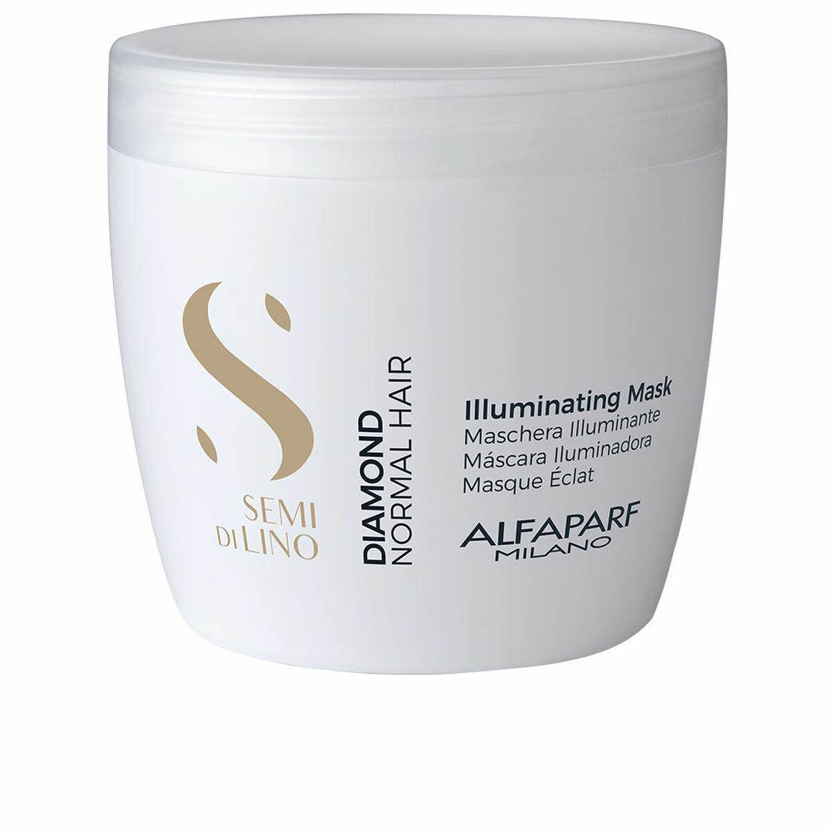 Ljusnande ansiktsmask Alfaparf Milano Semi di Lino 500 ml