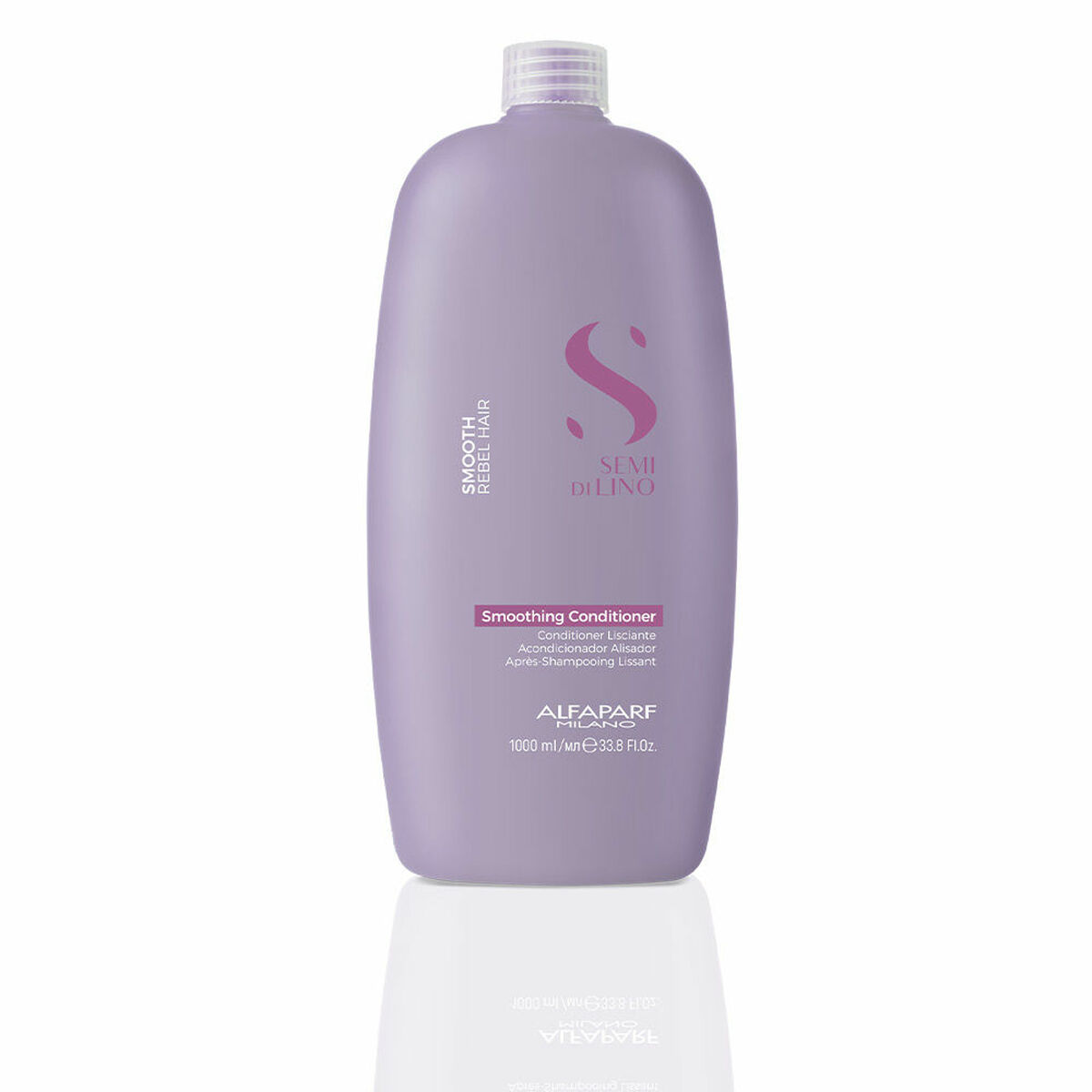 Detangling Conditioner Alfaparf Milano Semi Di Lino Smooth Fuktgivande 1 L