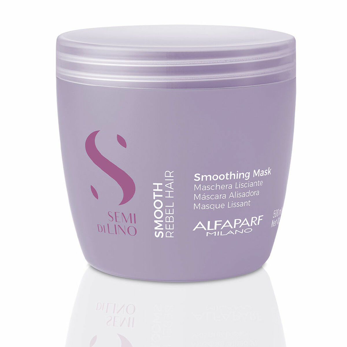 Fuktande ansiktsmask Alfaparf Milano Semi Di Lino Smooth 500 ml