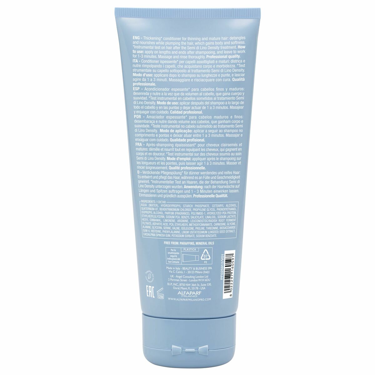 Schampo Alfaparf Milano SEMI DI LINO 200 ml