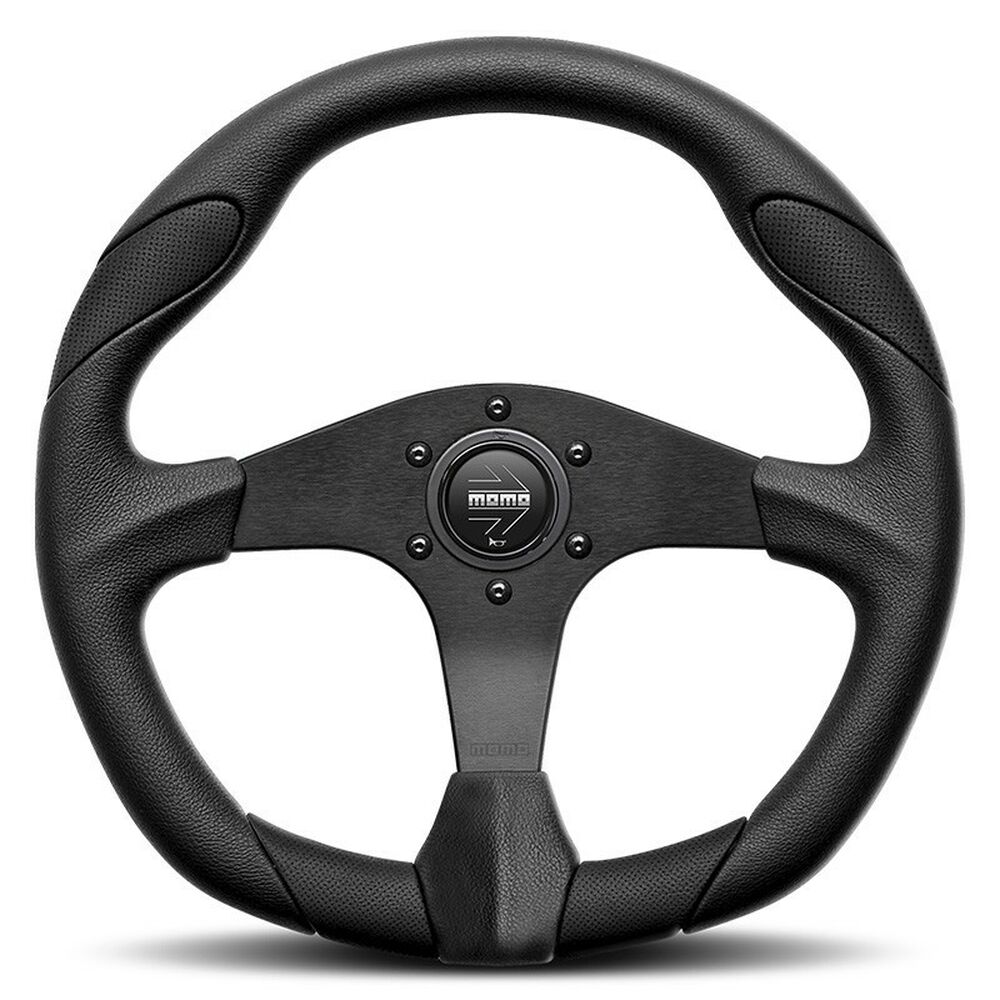 Racing-ratt MOMO QUARK Svart Ø 35 cm