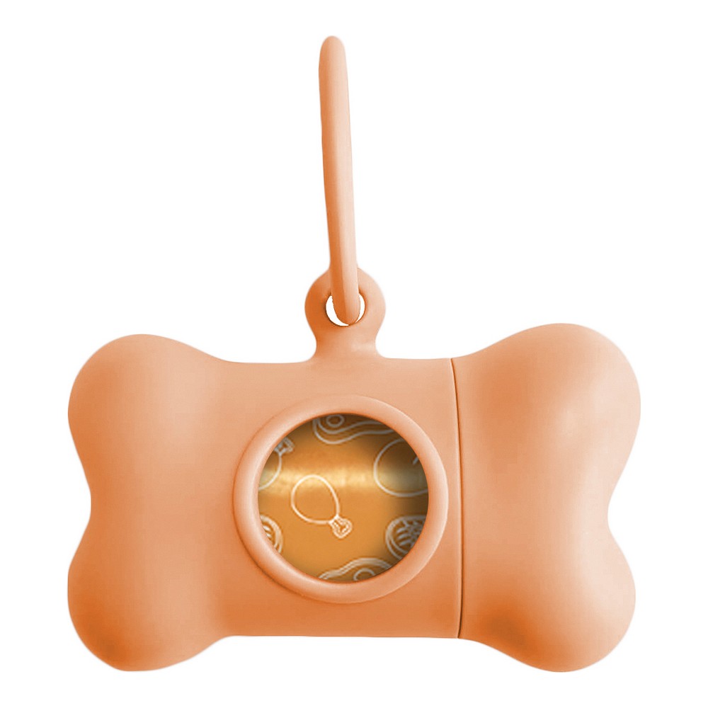 Hållare för bajspåsar United Pets Bon Ton Provenzal Hund Orange (8 x 4,2 x 5 cm)