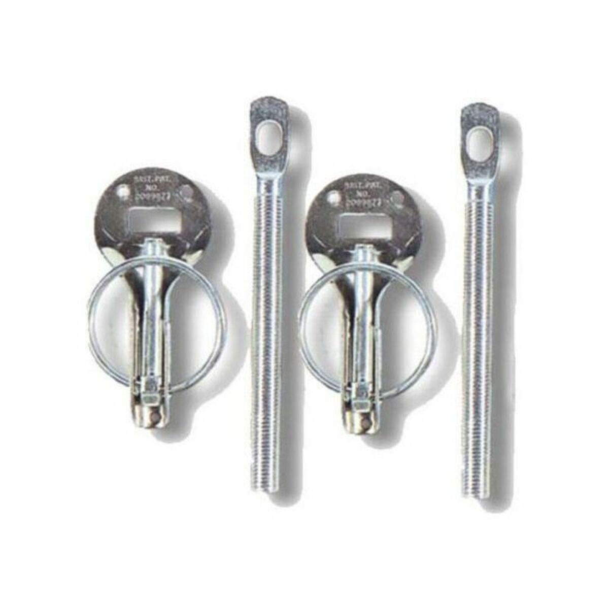 Motorhuvslås Sparco 01606S Silvrig