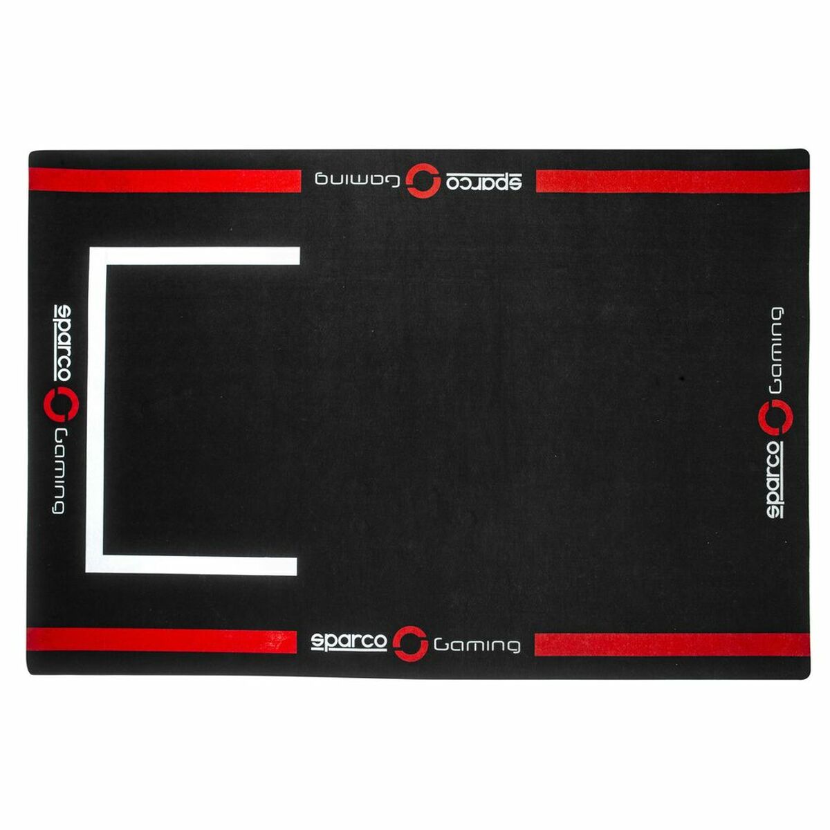 Musmatta Gaming Sparco S099101NRRS Röd Svart/Röd