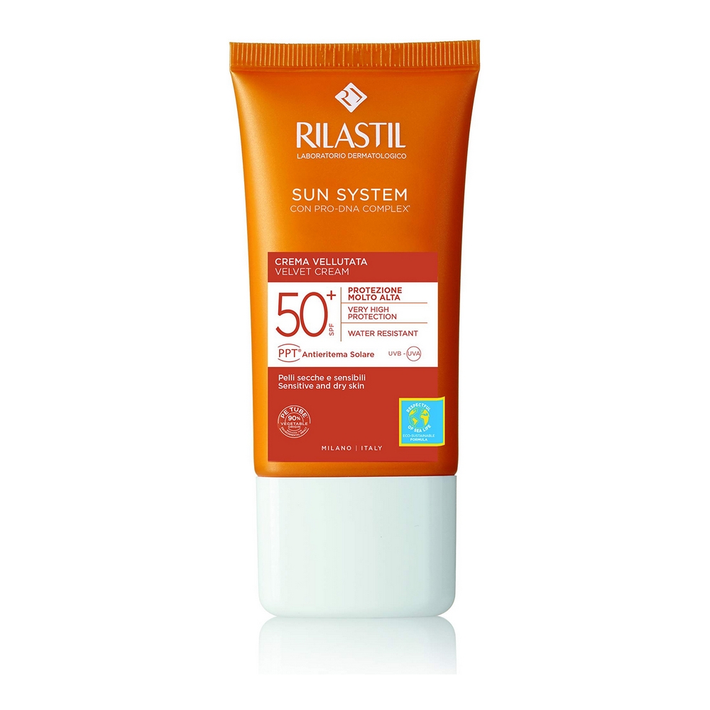 Solskydd med färg Rilastil Sun System SPF 50+ 50 ml