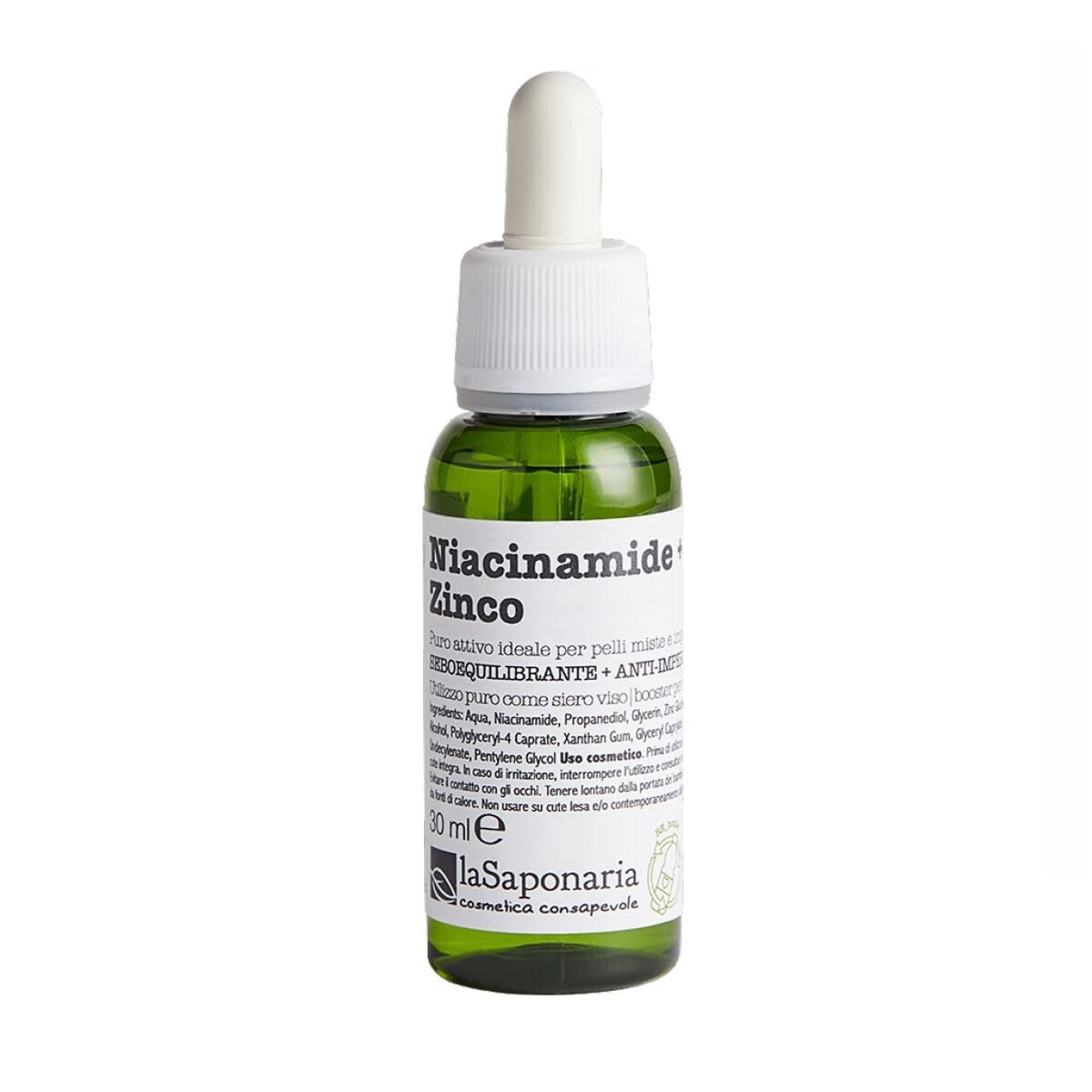 Ansiktsserum La Saponaria Niacinamida + Zinc 30 ml