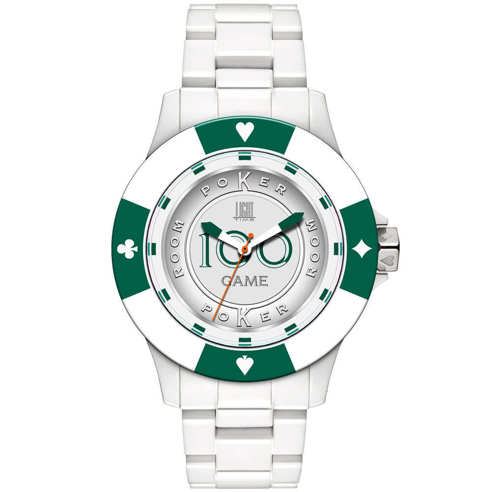 Unisexklocka Light Time POKER (Ø 41 mm)