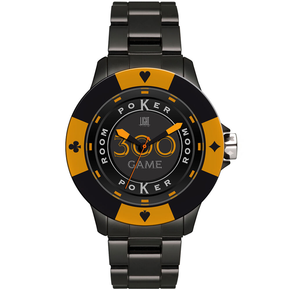 Unisexklocka Light Time POKER (Ø 41 mm)