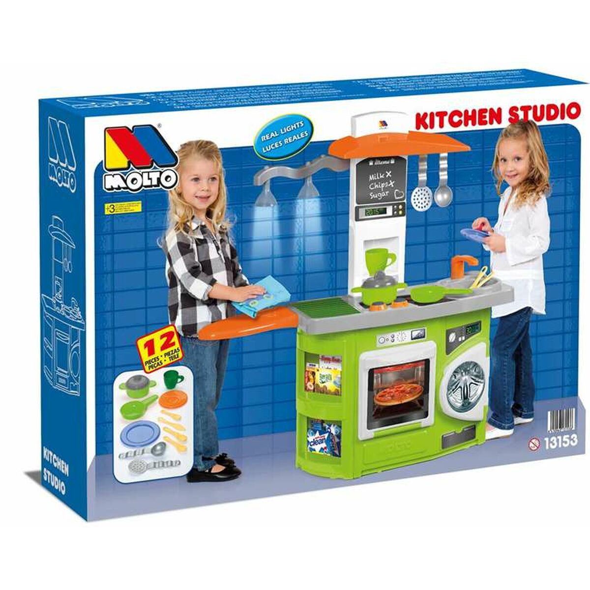 Leksakskök Moltó K Kitchen Studio 80 x 28 x 82 cm 13153