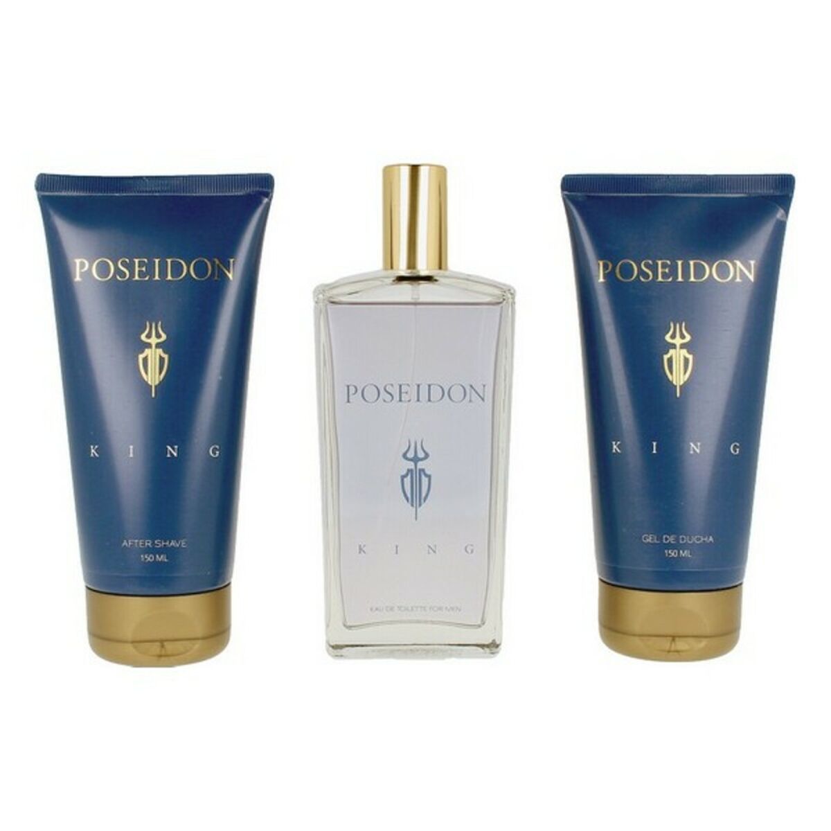 Parfymset Herrar The King Poseidon EDT (3 pcs) (3 pcs)