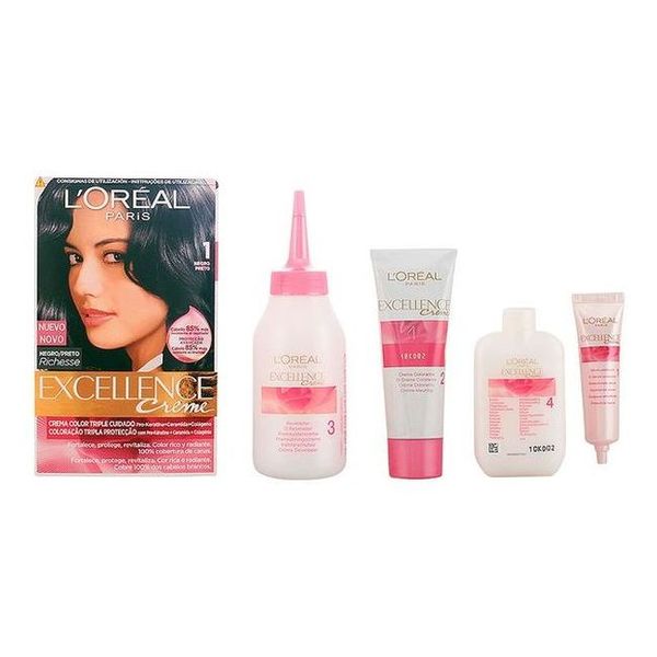 Permanent hårfärg Excellence L'Oreal Make Up Svart
