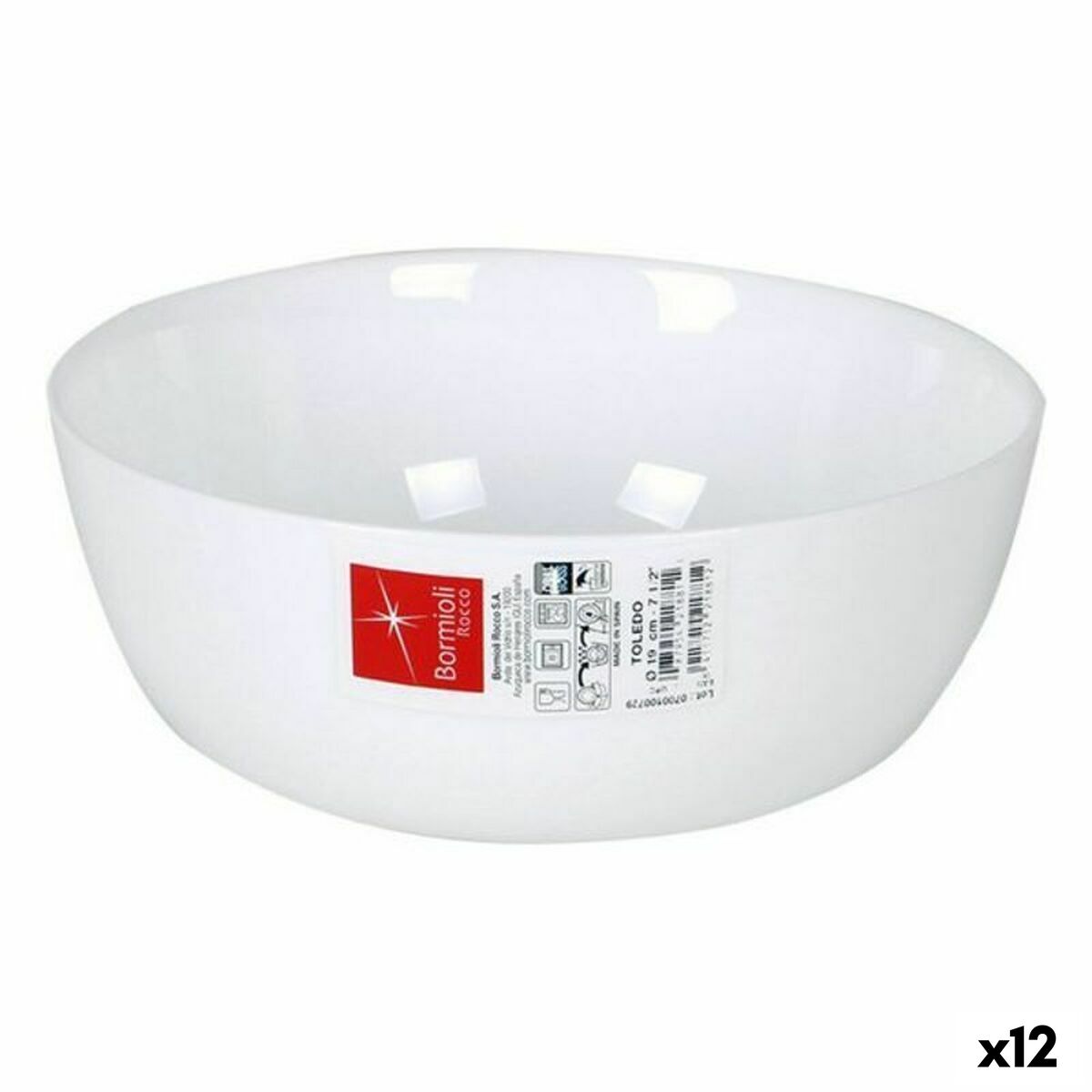 Salladsskål Bormioli 104811 (12 antal) (ø 19 cm)