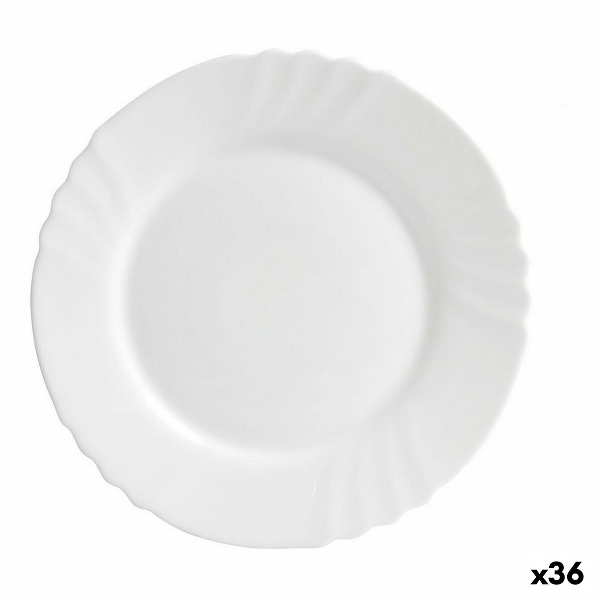 Platt skål Bormioli 6181501 25 x 25 x 2,2 cm (36 antal)
