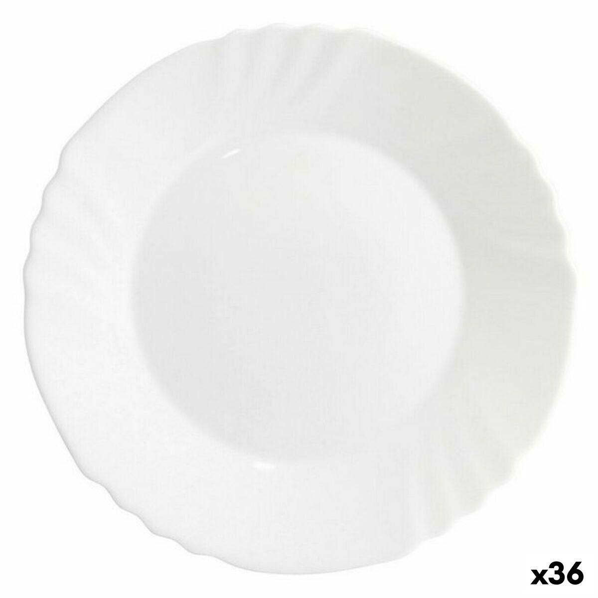 Dessert Bormioli Ebro Ø 20 x 1,8 cm (36 antal)