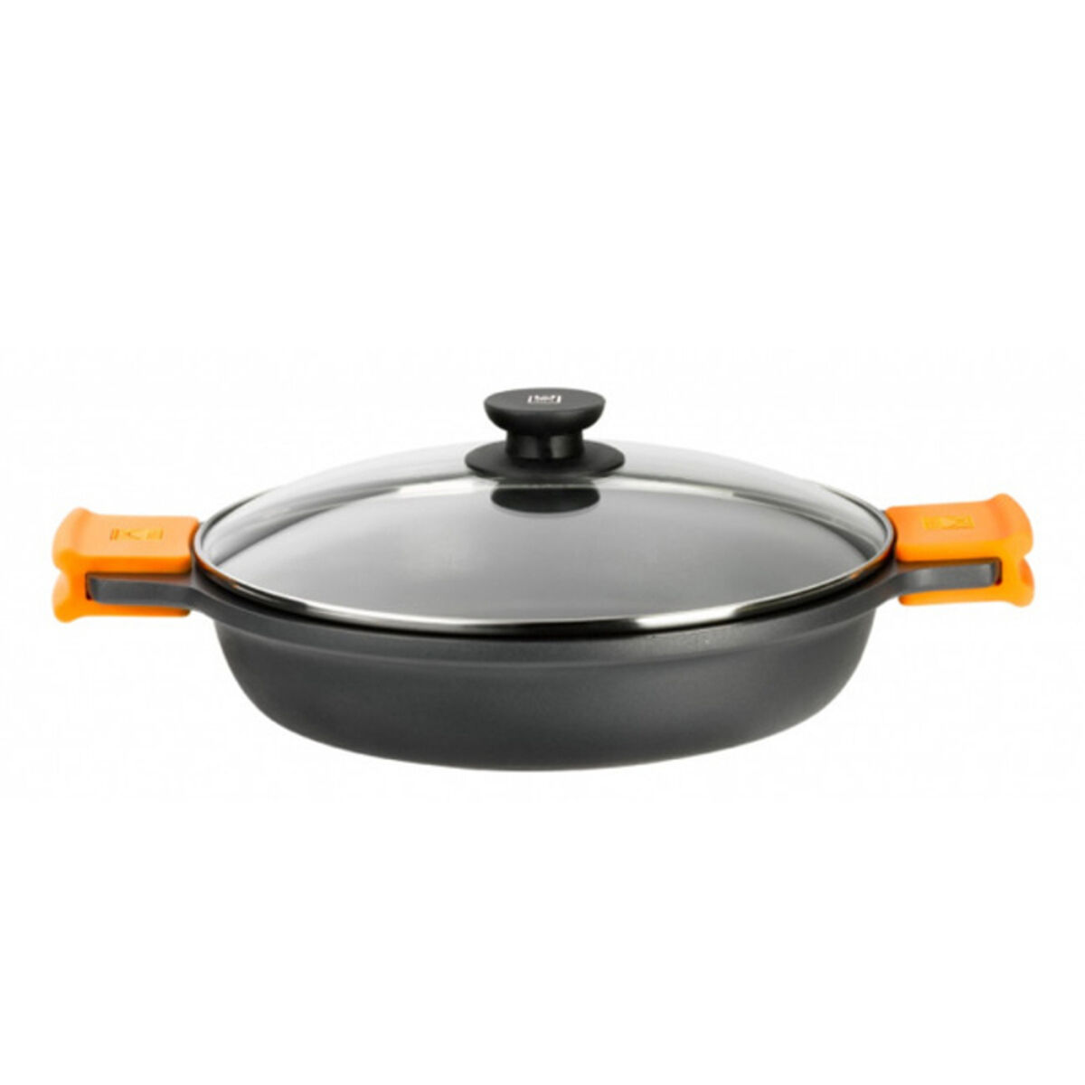 Kastrull med glaslock BRA A270540 (40 cm) Aluminium