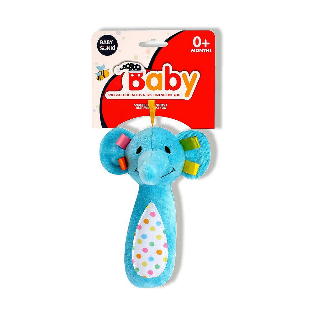 Mjuk skallra Reig 20 cm Elefant