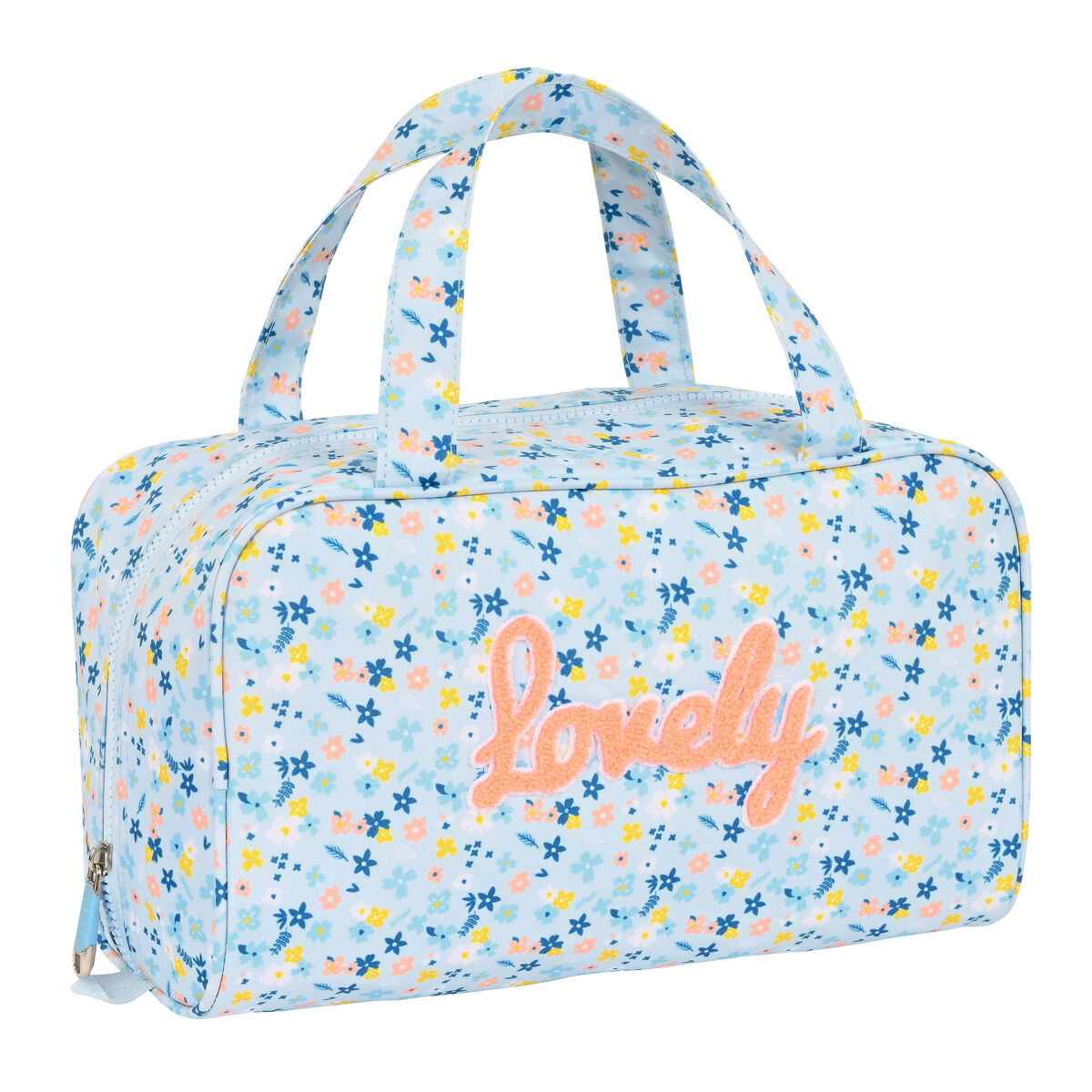 Skolnecessär Moos Lovely Blå 31 x 14 x 19 cm