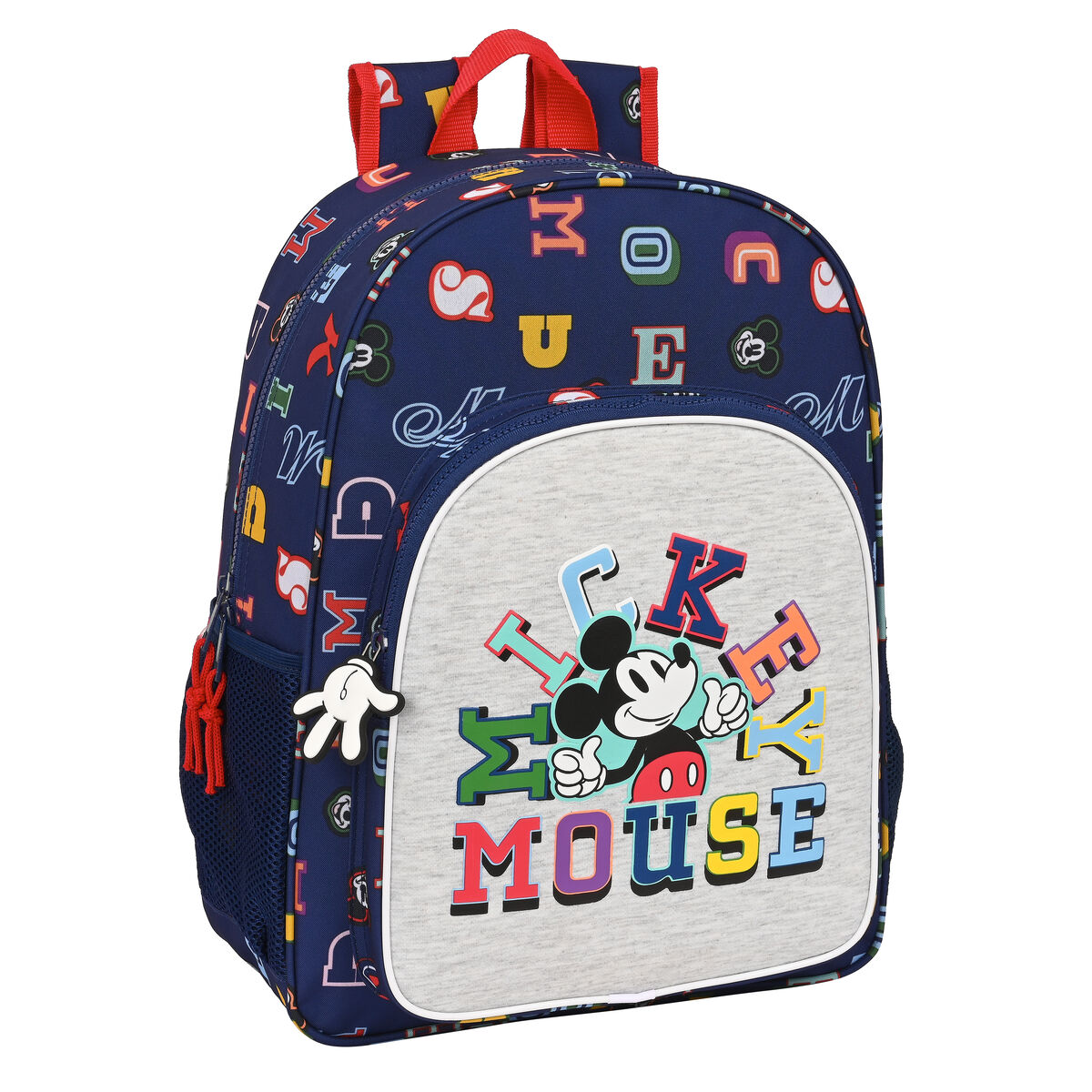Skolryggsäck Mickey Mouse Clubhouse Only one Marinblå 33 x 42 x 14 cm