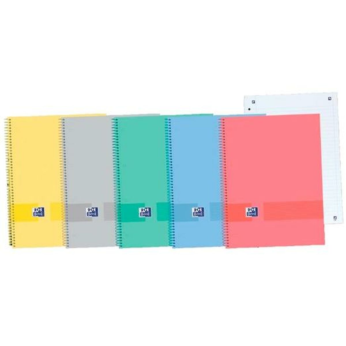 Anteckningsbok Oxford &You Europeanbook 0 Multicolour A4 100 Blad Hård skydd 5 Delar