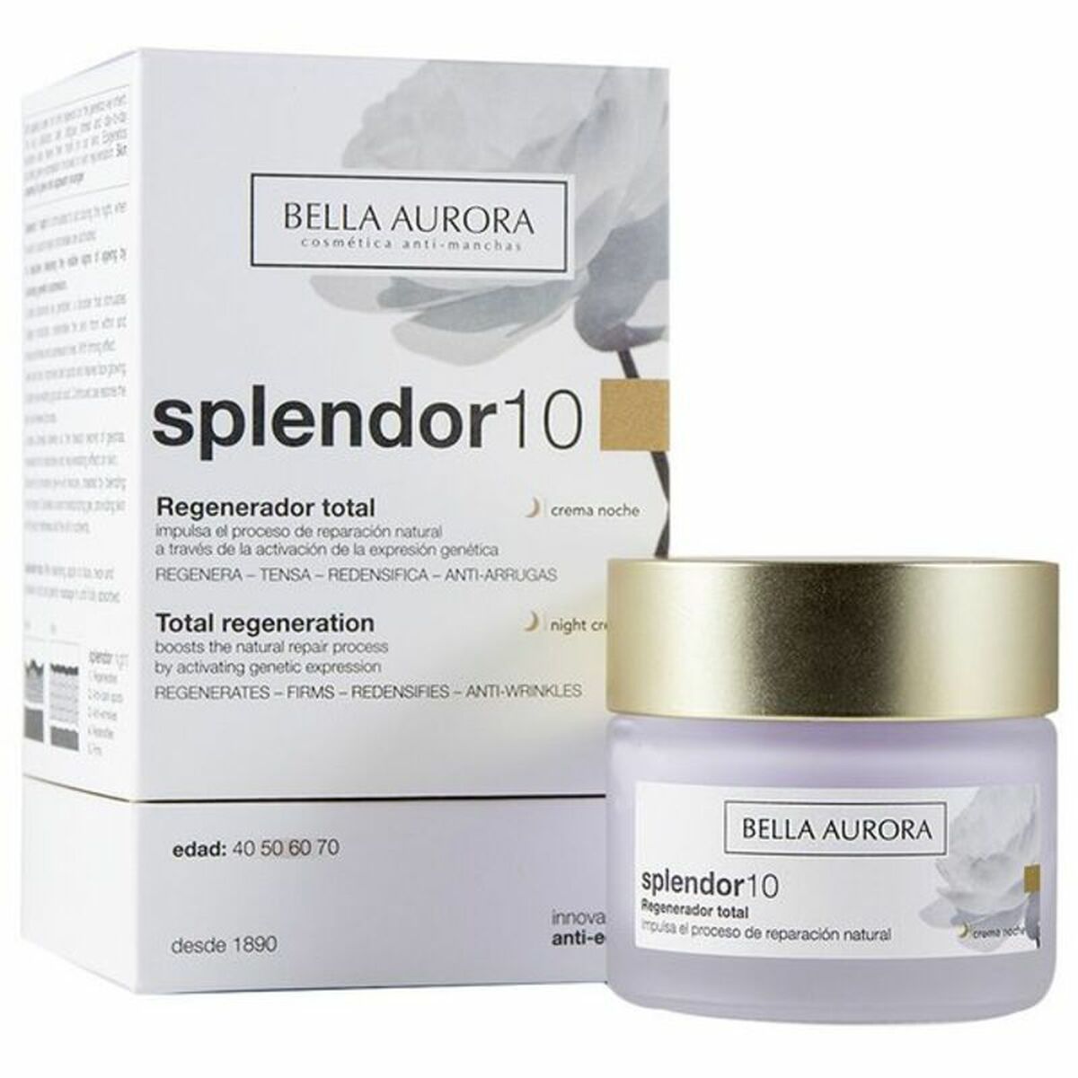 Nattkräm Splendor 10 Bella Aurora Splendor (50 ml) 50 ml