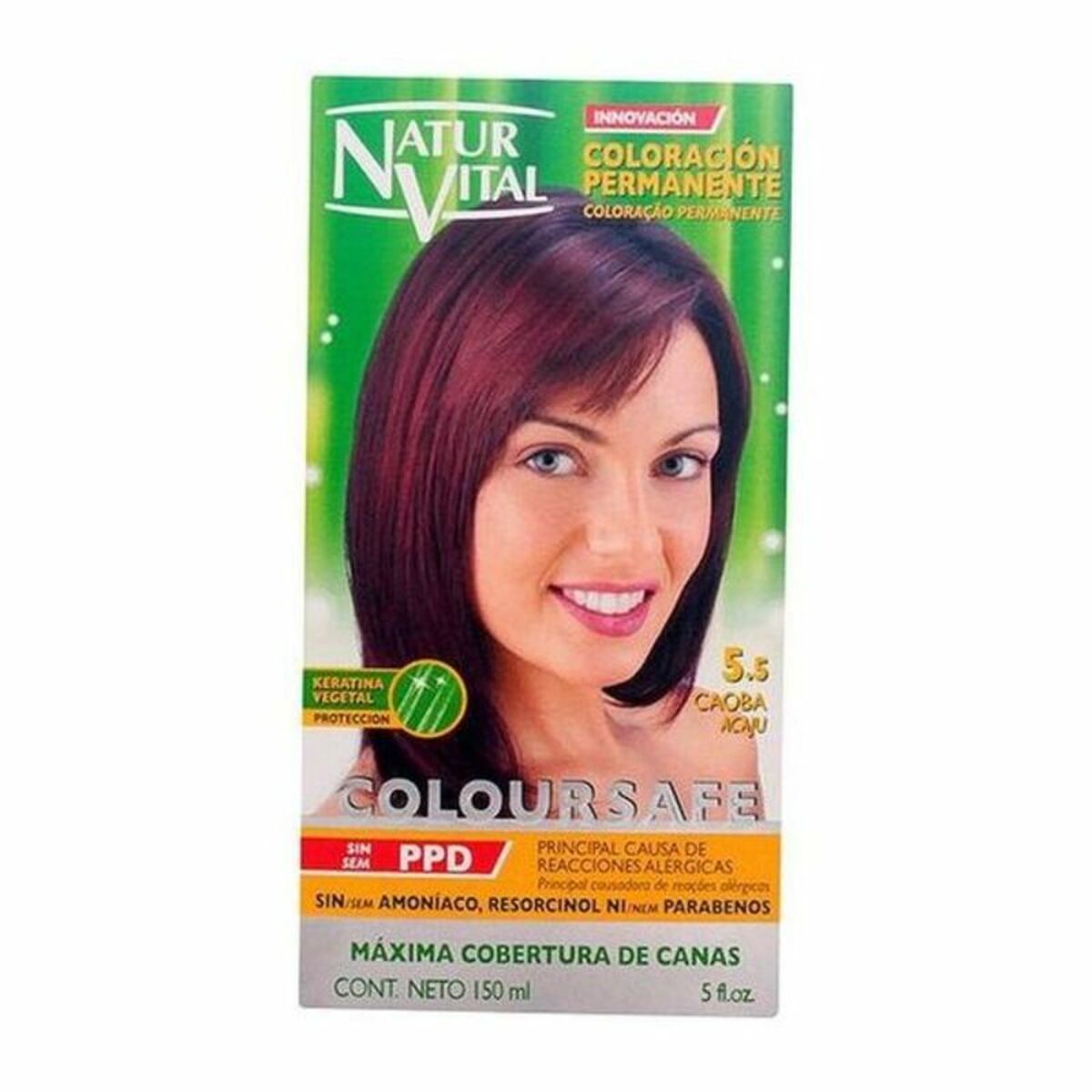 Färg utan ammoniak Coloursafe Naturaleza y Vida 8414002078073 (150 ml)