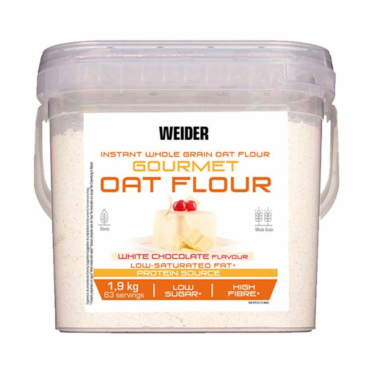 Havregryn Weider Gourmet Vit choklad (1,9 kg)