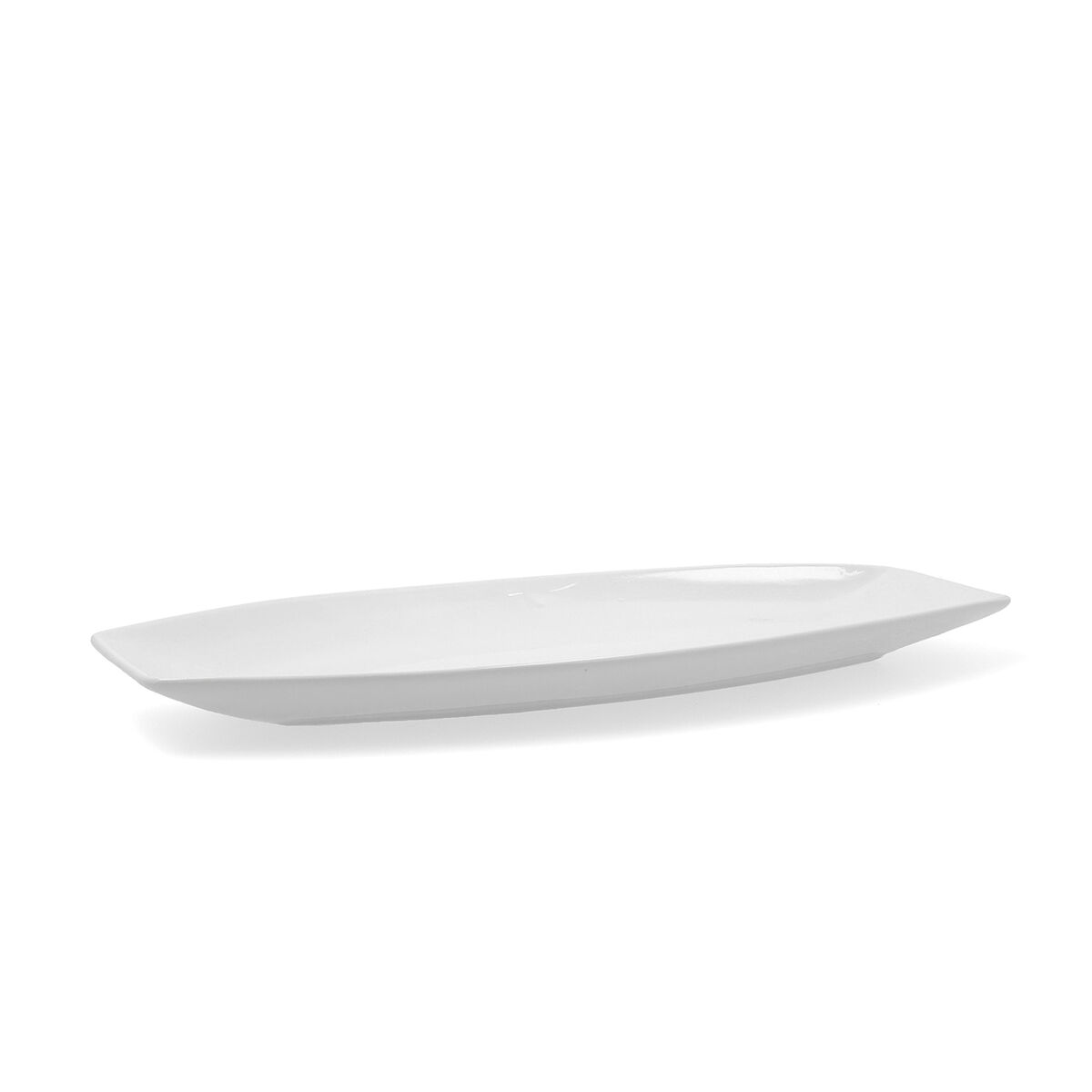 Servingsfat Quid Gastro Keramik Vit (40 x 17,5 x 3,5 cm) (Pack 4x)