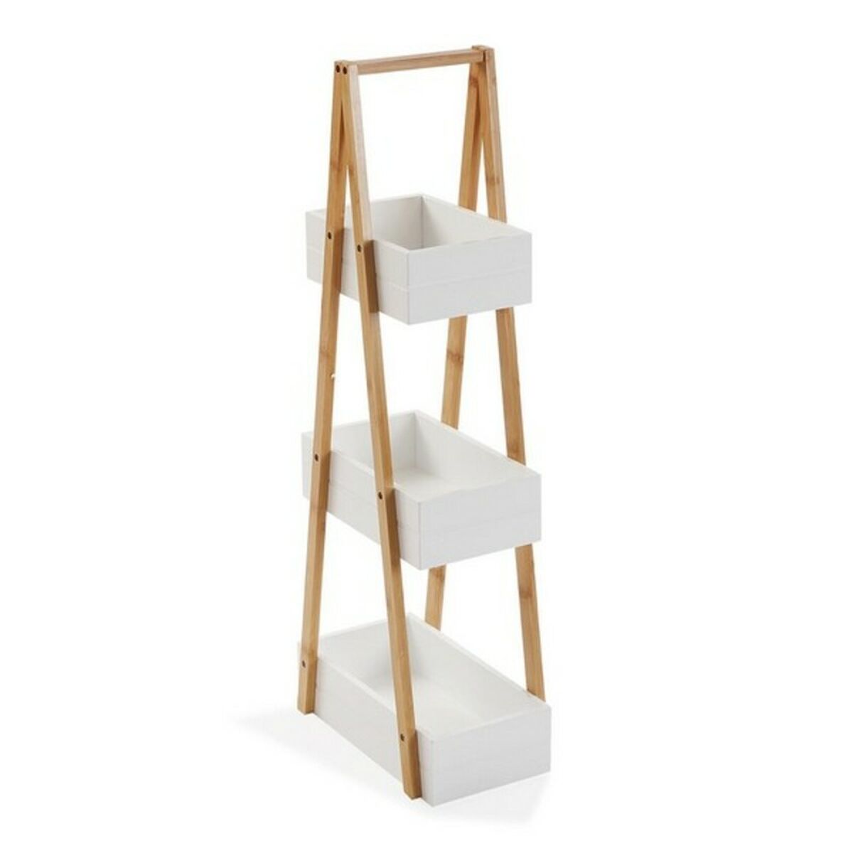 Badrumshyllor Versa Bambu Trä MDF Trä MDF/Bambu (18 x 81 x 30 cm)
