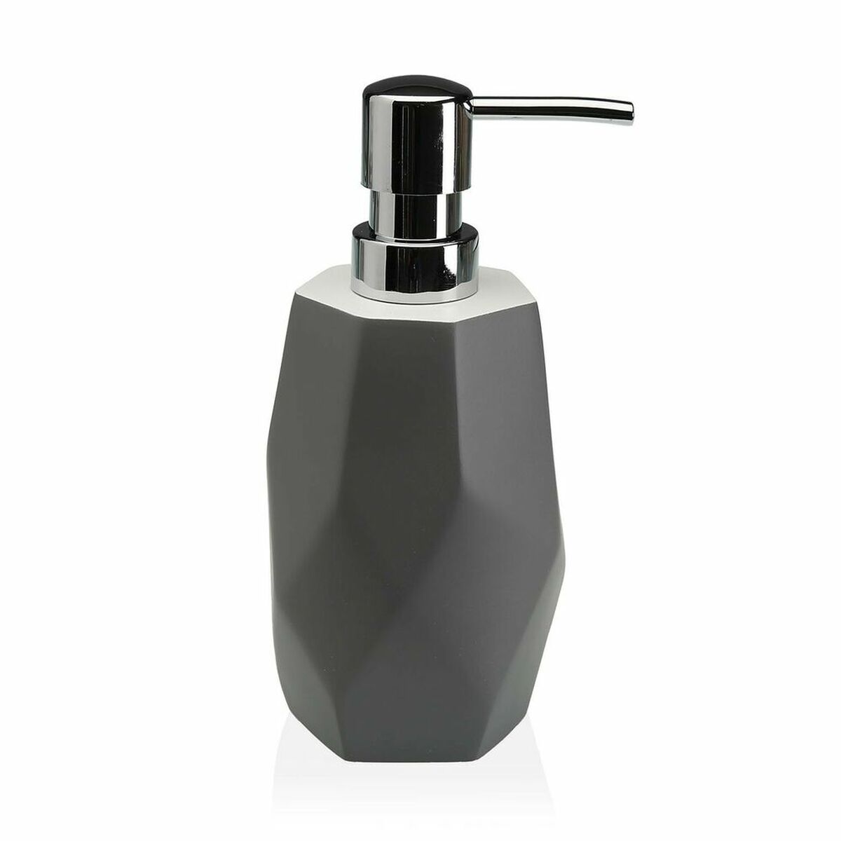 Tvåldispenser Versa Amanda Grå Plast Harts (8,2 x 21 x 8,2 cm)