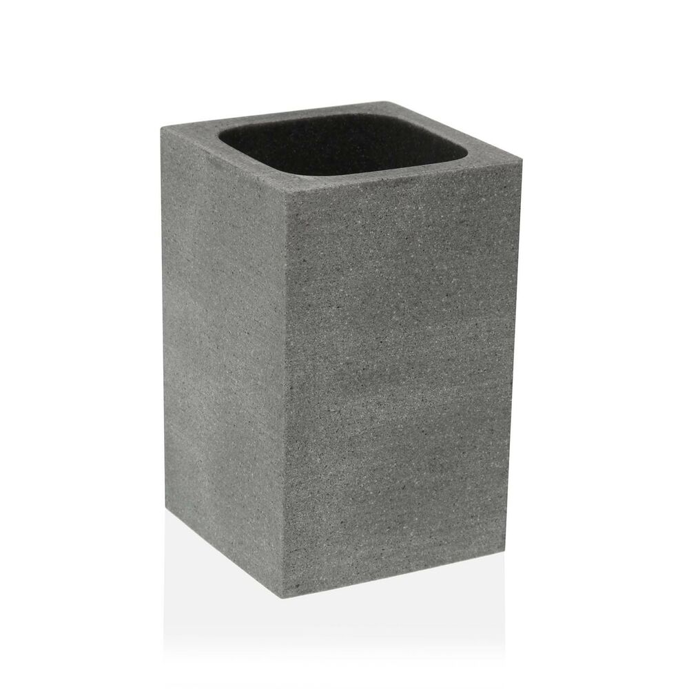Tandborsthållare Versa Slate Harts (7,2 x 11,2 x 7,2 cm)