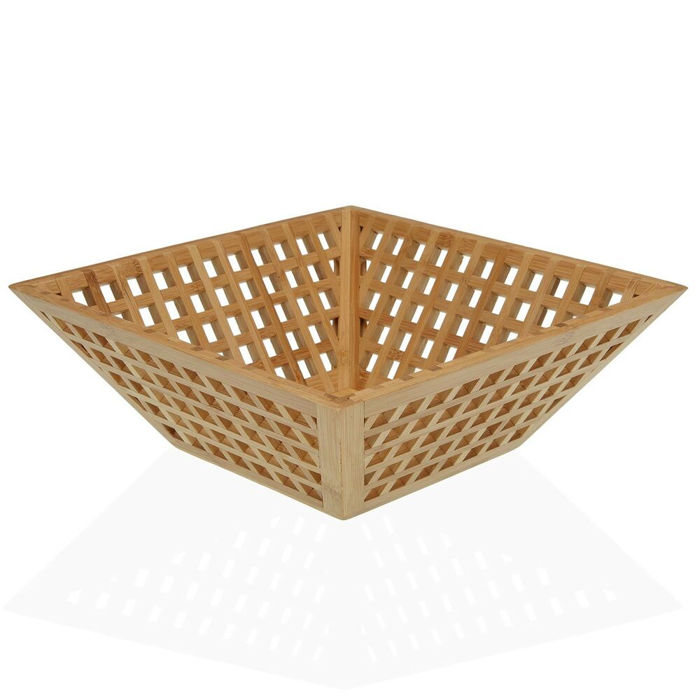 Fruktskål Versa Bambu (28 x 9,8 x 28 cm)