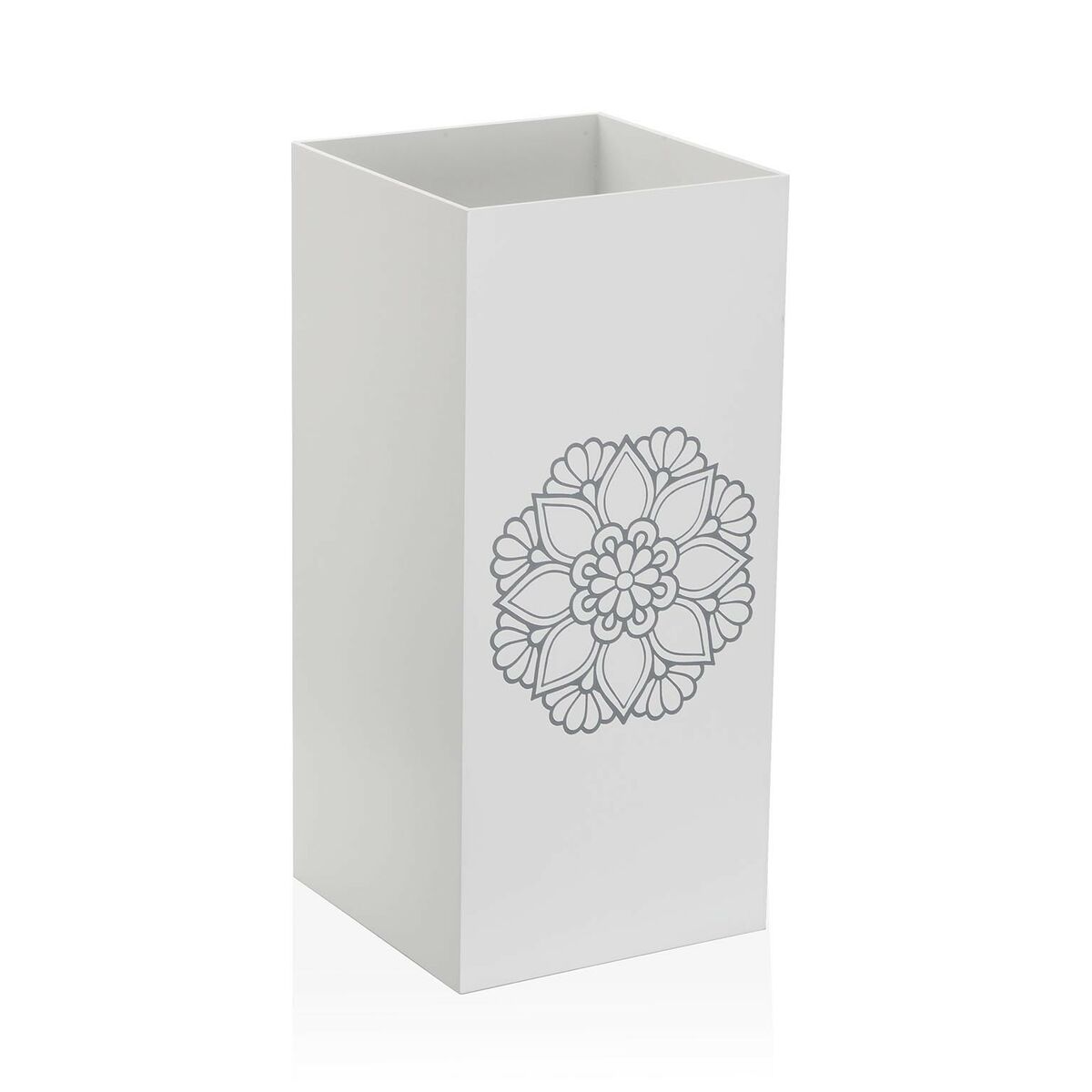 Paraplyställ Versa Mandala Vit Trä MDF (22 x 48 x 22 cm)