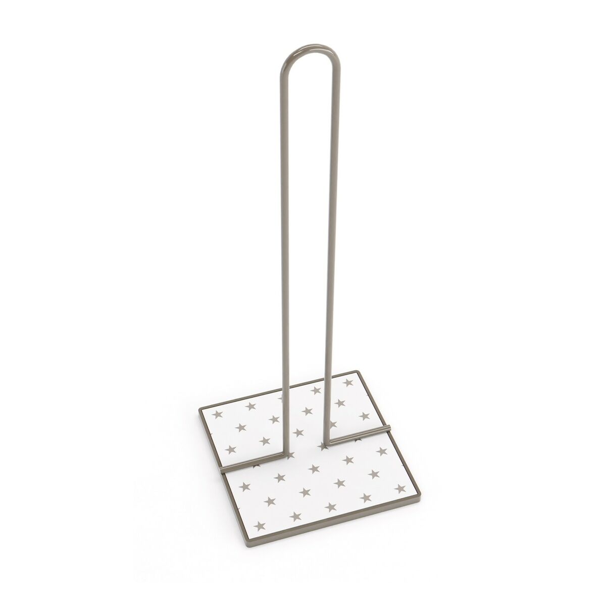 Hushållspappershållare Versa Stjärnor Metall Stål Trä MDF (16,5 x 31 x 13 cm)
